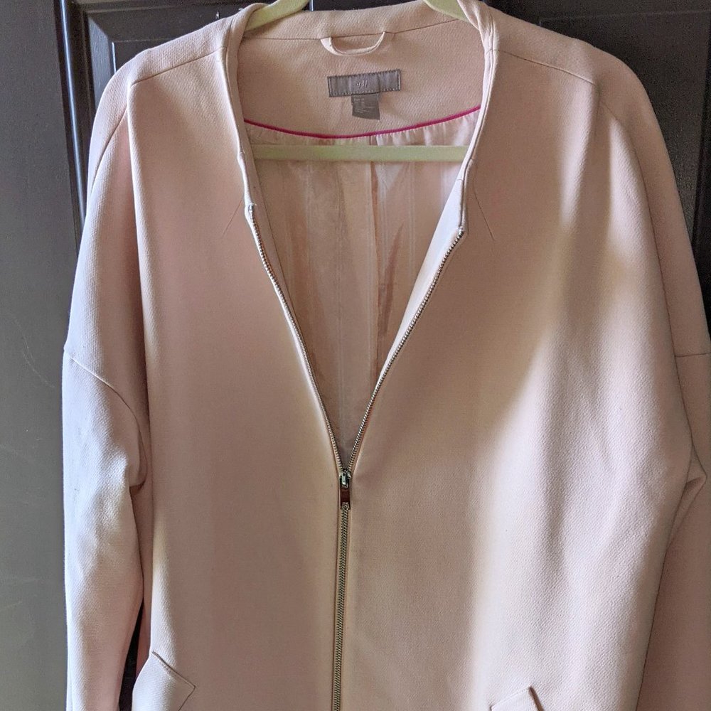 Plus Lightweight Blush Car Coat H&M+